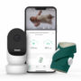 babyfoon monitor duo, smart sock 3 + cam 2, muntgroen - OWLET