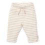 broekje, stripe sand/white - LITTLE DUTCH - 56