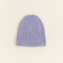 beanie fonzie newborn, lilac - HVID