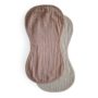 spuugdoek 2-pack, natural/fog – MUSHIE